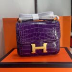Constance alligator leather